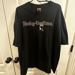 Harley-Davidson TAKU Juneau Alaska Dealer Tee | Y2K Era | Skull Graphic | 3XL